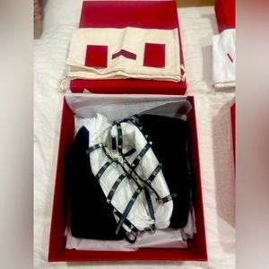 VALENTINO ROCK STUD - platform slides, perfect condition have only been worn 1x.